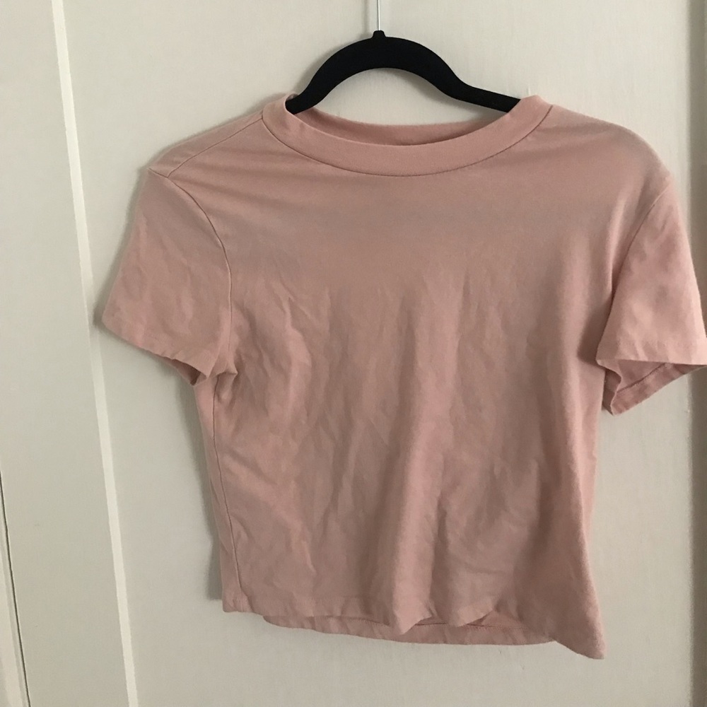 PINK CROPPED TOP